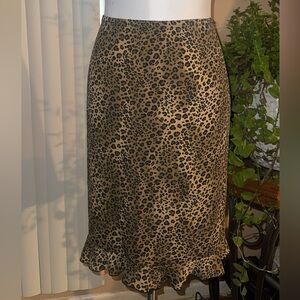 Y2K Rave Leopard Slip Skirt – Made in USA 🐆